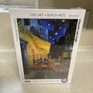 Eurographics Puzzle Vincent Van Gogh Cafe Terrace At Night Fine Art 1000pcs New